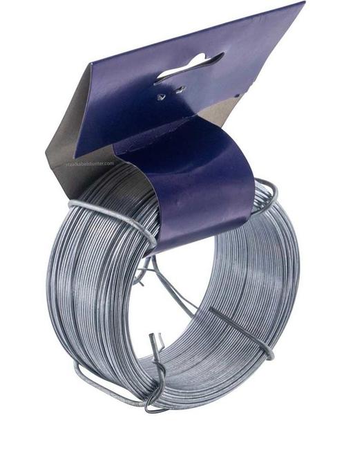 IJzerdraad - Binddraad 1.3mm - 50 meterrol, Doe-het-zelf en Verbouw, IJzerwaren en Bevestigingsmiddelen, Verzenden