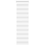 vidaXL Zebra rolgordijn 50x150 cm stofbreedte 45,9cm, Verzenden, Nieuw, Wit