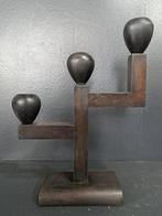 Kandelaar - Hout - Twee kandelaren