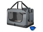 Veiling - Vouwbare Hondentransportbox / Bench Lassie M - Gri, Nieuw