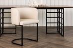 Eetkamerstoel - Richard  - Beige - PU-Leer - Jörn, Huis en Inrichting, Stoelen, Verzenden, Nieuw