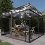 vidaXL Prieel met klamboe LED-lichtslinger 3x3x2,73 m, Tuin en Terras, Partytenten, Verzenden, Nieuw