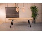 Eiken Eettafel Deens Ovaal met schoorpoten - 240x120 cm |, Huis en Inrichting, Tafels | Eettafels, Ophalen of Verzenden, Nieuw
