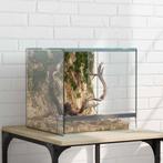 vidaXL Terrarium met opslag Doorzichtig 30 x 30 x 30 cm Glas, Verzenden, Nieuw