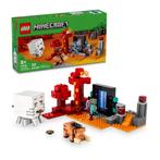 LEGO Minecraft - The Nether Portal Ambush 21255, Ophalen of Verzenden, Nieuw