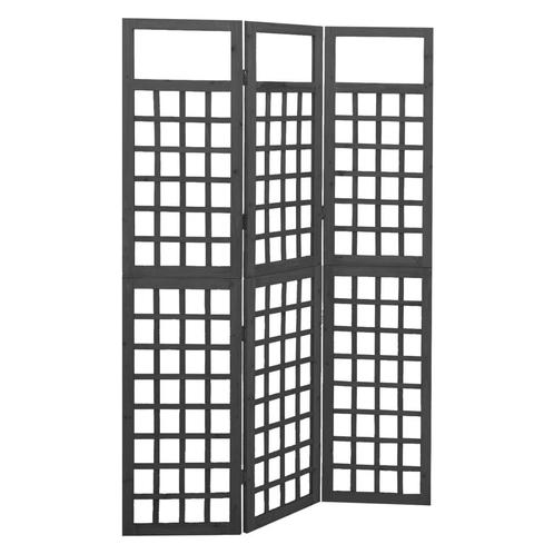 vidaXL Kamerscherm/trellis met 3 panelen 121x180 cm, Huis en Inrichting, Woonaccessoires | Kamerschermen, Nieuw, Verzenden