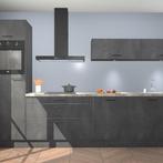 Beton zwarte keuken Rotterdam 21492, Huis en Inrichting, Keuken | Complete keukens, Verzenden, Nieuw