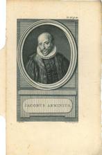 Portrait of Jacobus Arminius, Antiek en Kunst, Kunst | Etsen en Gravures