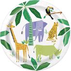 Dieren Borden Safari Jungle 23cm 8st, Verzenden, Nieuw