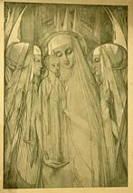 Jan Toorop (1858-1928) - Madonna met engelen, Antiek en Kunst