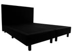 160x200 Hotel boxspring zwart zonder matras, Nieuw, 160 cm, Modern, Zwart