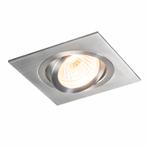 Smart inbouwspot staal incl. WiFi GU10 kantelbaar - Lock 1, Verzenden, Nieuw, Modern