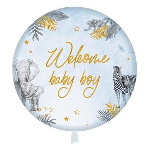 Geboorte Helium Ballon Safari Leeg 45cm, Hobby en Vrije tijd, Feestartikelen, Nieuw, Verzenden