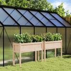 vidaXL Plantenbakken met poten 2 st massief grenenhout, 100 cm of meer, Verzenden, Nieuw, 60 cm of meer