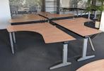 65x Ahrend hoekbureau (origineel of met nieuw bladen, Huis en Inrichting, Bureaus, In hoogte verstelbaar, Zo goed als nieuw, Bureau