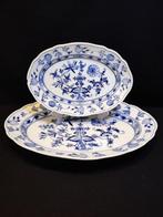 Meissen - Serveerschaal (2) - 2er Set antike ovale, Antiek en Kunst