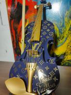fp pop art - Louis vuitton violon 60cm Bleu Nuit full laque, Antiek en Kunst