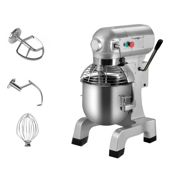 GGM Gastro | Planeetmenger - 10 liter - 450 Watt - incl. 3 |, Witgoed en Apparatuur, Keukenmixers, Nieuw, Verzenden