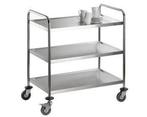 Serveer-afruimwagen | RVS | 94(h)x86x54cm Saro, Verzenden, Nieuw in verpakking