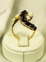 Ring - 18 karaat Geel goud Opaal - Lapis lazuli - Serpentina, Nieuw