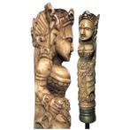 Gereedschap of mes met bottenhandvat uit Bali. - ukiran -, Antiek en Kunst