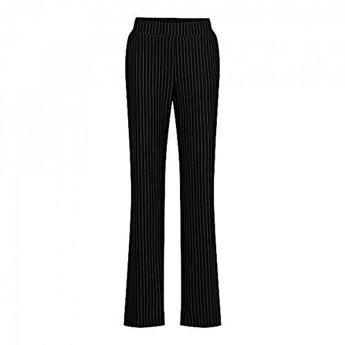 -20% &Co Woman  &Co Woman Broek tiana pinstripe punta black, Kleding | Dames, Broeken en Pantalons, Zwart, Nieuw, Verzenden