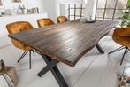 Eettafel Genesis Vintage 200cm Acacia bruin/ 40500, Huis en Inrichting, Tafels | Eettafels, Ophalen of Verzenden, Nieuw