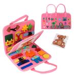 Eco Toys Roze Busy Board Activiteitenboek, Verzenden, Nieuw