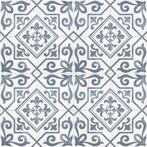 Vloertegel ayala blauw 45x45 cm  4 in 1 tegel  vintage, Doe-het-zelf en Verbouw, Tegels, Nieuw, Keramiek, Ophalen of Verzenden