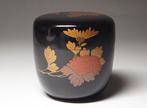 Natsume - Zeer fijne natsume met chrysanthemum-ontwerp,