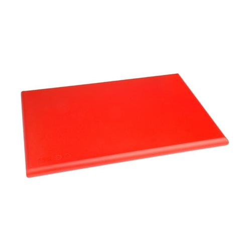 Hygiplas HDPE snijplank rood 450x300x25mm, Huis en Inrichting, Keuken | Keukenbenodigdheden, Verzenden