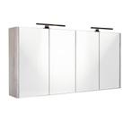 Spiegelkast Best Design Happy Grey Incl. LED verlichting, Ophalen of Verzenden, Nieuw, Bad