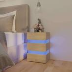 vidaXL Nachtkastje 45x35x67 cm bewerkt hout sonoma, Minder dan 45 cm, Verzenden, Nieuw, 55 tot 70 cm