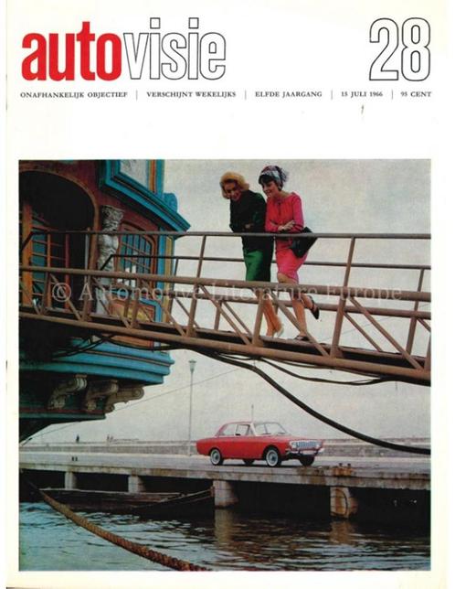 1966 AUTOVISIE MAGAZINE 28 NEDERLANDS, Boeken, Auto's | Folders en Tijdschriften