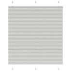 vidaXL Plissé rolgordijn 115x150 cm stofbreedte 114,4 cm, Huis en Inrichting, Verzenden, Nieuw, Grijs