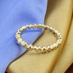 Pandora gouden ring; Hearts, Gebruikt, Overige kleuren, Ophalen of Verzenden, 17 tot 18