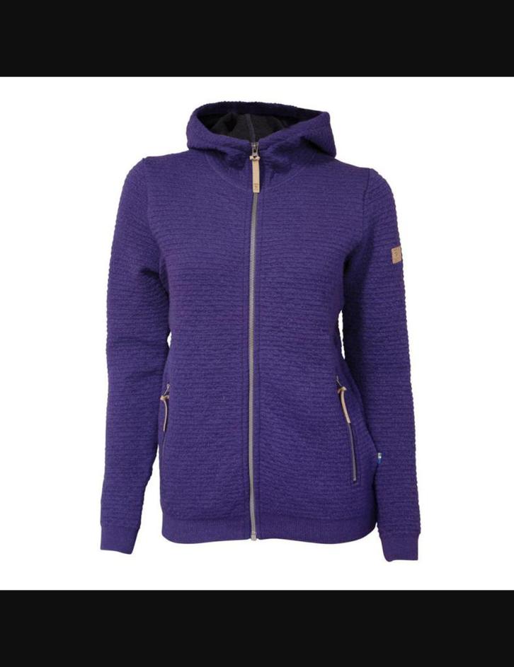 Ivanhoe vest Morel Hood FM Dark Purple voor dames van wol..., Kleding | Dames, Truien en Vesten, Paars, Zo goed als nieuw, Verzenden