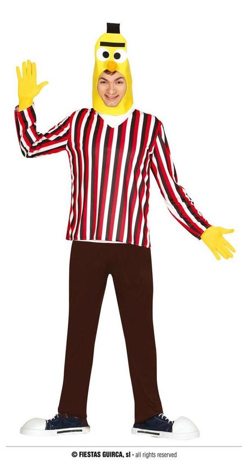 Bert Kostuum - Bert en Ernie, Hobby en Vrije tijd, Feestartikelen, Feestartikel, Nieuw, Verzenden