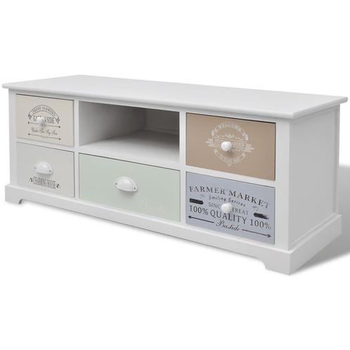 Houten Tv-meubel Franse Stijl - Tweedekansje - OP=OP!, Huis en Inrichting, Kasten | Televisiemeubels, 25 tot 50 cm, Nieuw, Overige houtsoorten