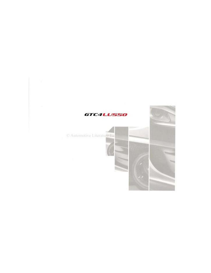 2016 FERRARI GTC4 LUSSO PORTFOLIO ENGELS, Boeken, Auto's | Folders en Tijdschriften, Ferrari