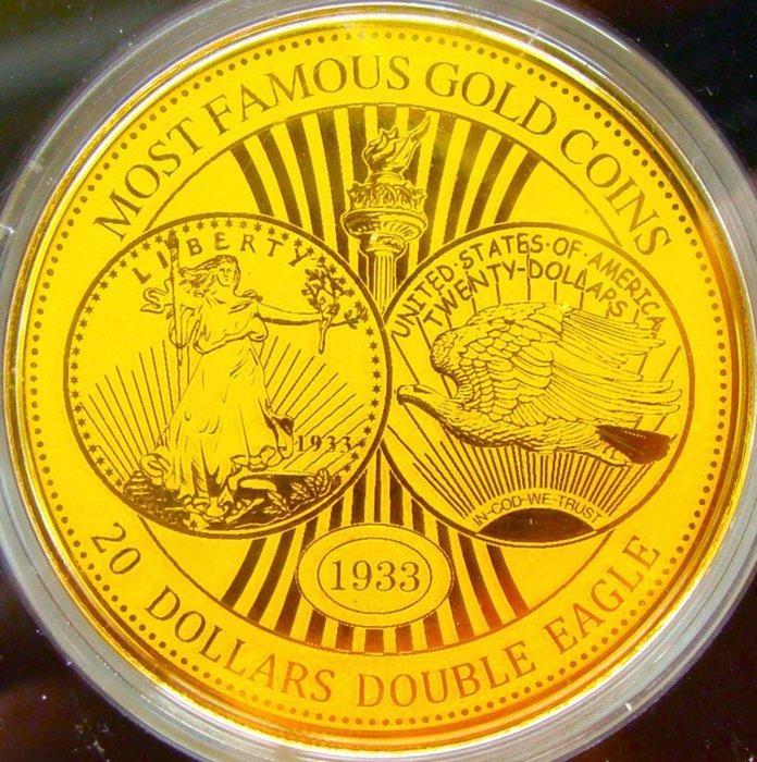 Niger. 100 Gold Francs 2022 20 Dollars 1933 Double Eagle, Postzegels en Munten, Munten | Europa | Niet-Euromunten