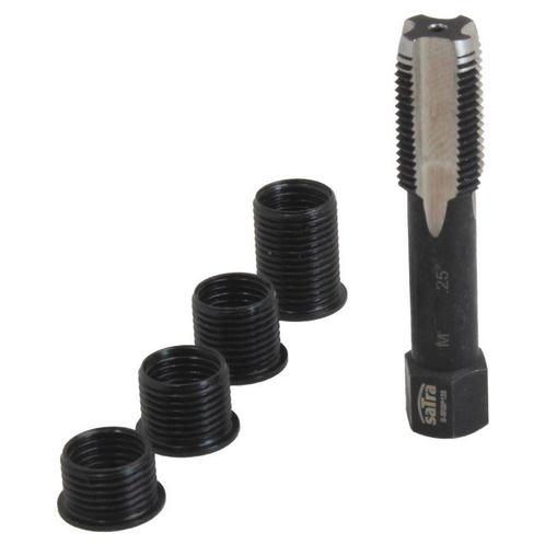 Draadreparatieset - M12x1.25 - 5 Delig - Bougie Reparatie Se, Auto diversen, Autogereedschap, Nieuw, Ophalen of Verzenden