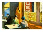 Kunstdruk Edward Hopper Chop Suey 1929 40x30cm, Verzenden, Nieuw