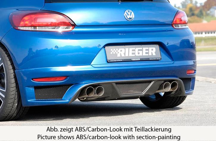 Rieger achteraanzetstuk | Scirocco 3 (13): 08.08-04.14 (tot, Auto-onderdelen, Carrosserie en Plaatwerk, Nieuw, Volkswagen, Verzenden