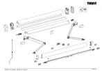 Thule Support Arm Oval 4900 3.50/4.50, Caravans en Kamperen, Nieuw