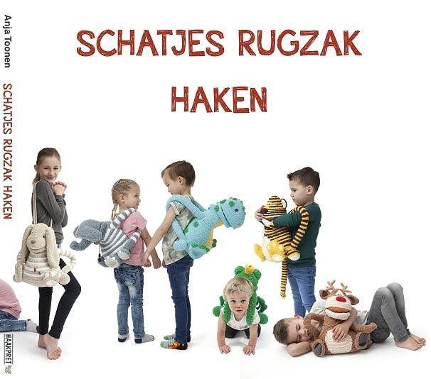 Schatjes rugzak haken - Anja Toonen, Haakboek, Boeken, Hobby en Vrije tijd, Ophalen of Verzenden
