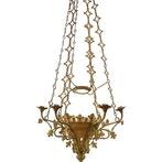 Kroonluchter - Grote neogotische kandelaars - 150 cm - Brons