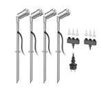 4x LED grond spot - 12V - 1,5 Watt - Complete set, Ophalen of Verzenden, Nieuw