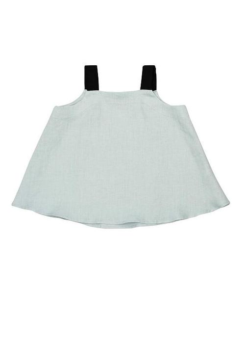 Meisjes linnen top - mint - maten: 110/116, 122/128 - HEBE, Kinderen en Baby's, Kinderkleding | Overige, Nieuw, Verzenden