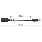 DIN Hella Powerlet Plug naar Sigarettenaansteker Adapter -, Verzenden, Nieuw